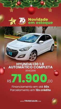HYUNDAI I30 1.8 MPI 16V GASOLINA 4P AUTOMATICO